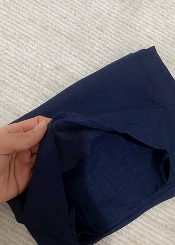 Kadın Lacivert şal - Görsel 2