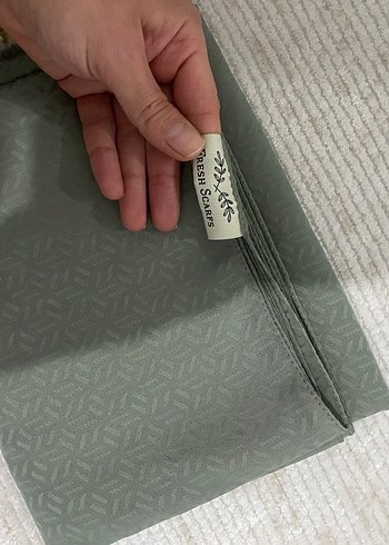 Mint yeşili şal - Görsel 2