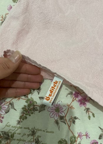 Çiçek Desenli Pembe Mutfak Önlüğü - Görsel 4