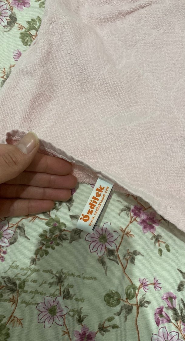 Çiçek Desenli Pembe Mutfak Önlüğü - Görsel 4