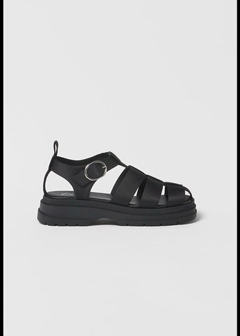Zara Siyah Kadın Sandalet - Görsel 3