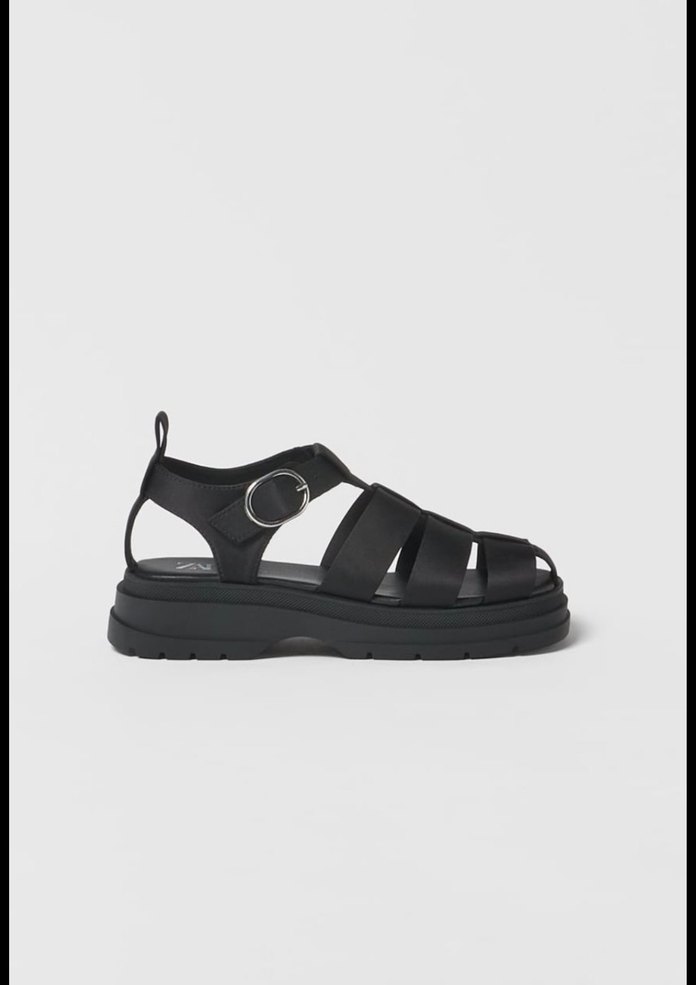 Zara Siyah Kadın Sandalet - Görsel 3