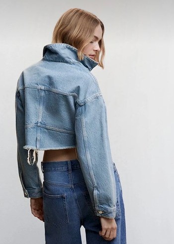 Mango Denim Ceket - Görsel 4