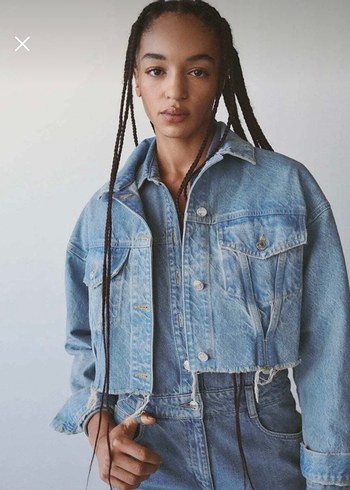 Mango Denim Ceket - Görsel 7