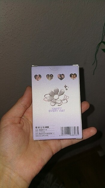  37 det hologramlı kutulu lomo card