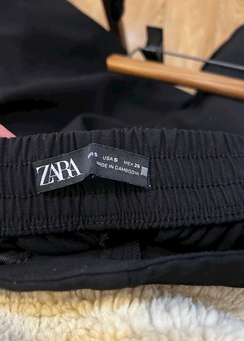 Düğmeli Siyah Kumaş Kadın Pantolon - Görsel 5