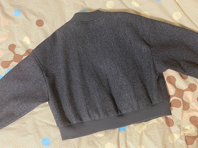 Stradivarius Stradivarius gri bomber ceket