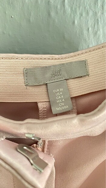 H&M H&M PEMBE KUMAŞ PANTOLON