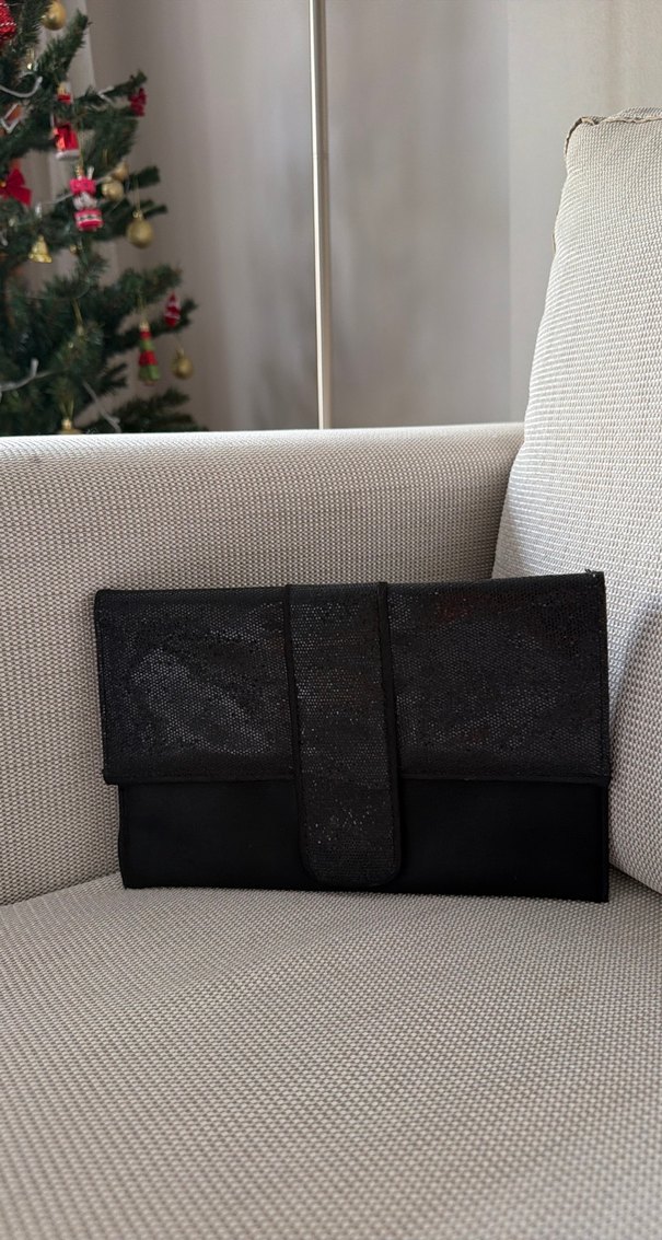 Siyah Portföy Çanta - Görsel 4