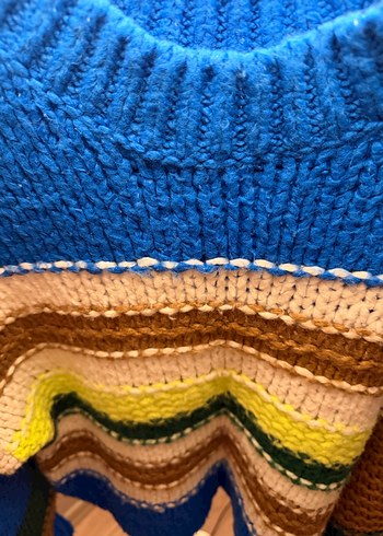 Bohem Örgü Kazak - Görsel 2