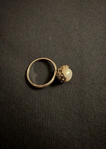 İnci gümüş yüzük - Görsel 3