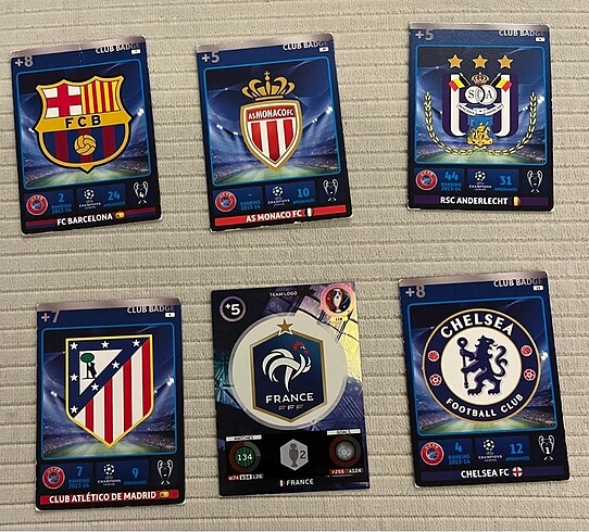 UCL Club Badge Takım Kartları