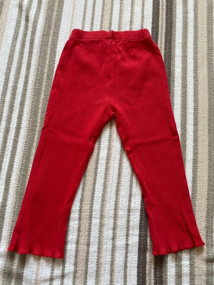 Kırmızı Fitilli Tayt/Pantolon  - Görsel 2