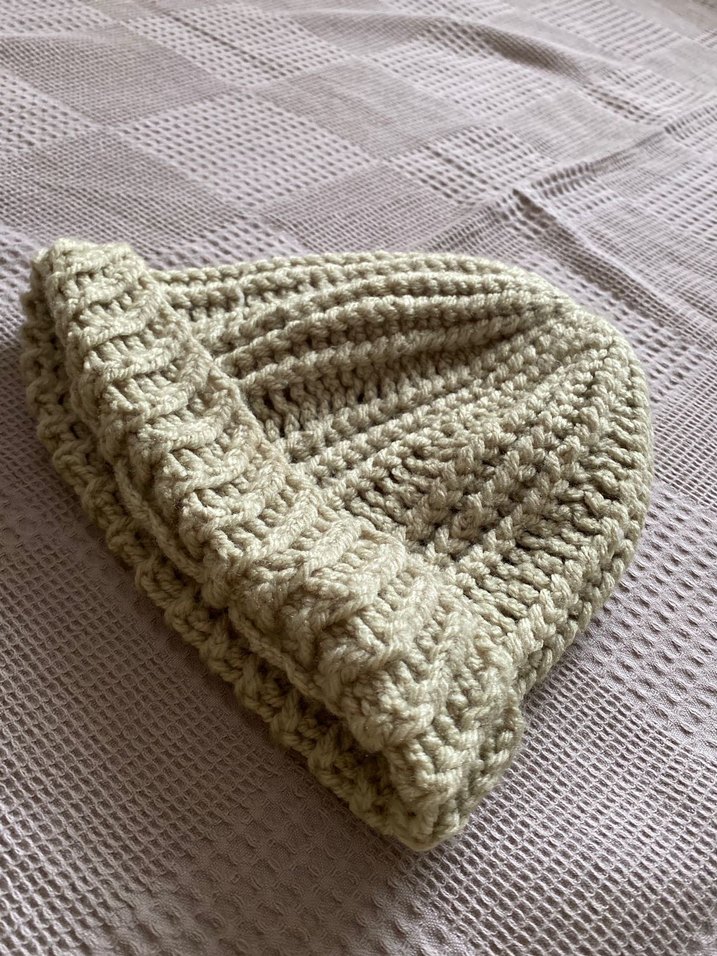  El Örgüsü | Kum Beji Ribana Beanie - Görsel 2