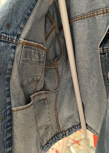 Özel Nakışlı Levi's 501 Denim Ceket - Görsel 7