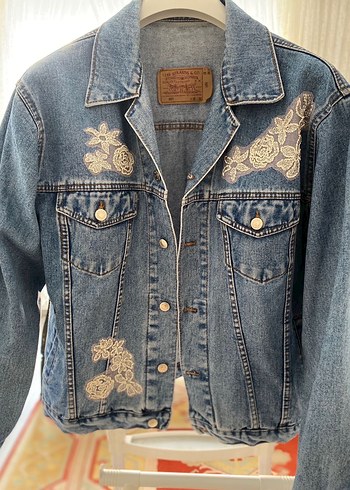 Özel Nakışlı Levi's 501 Denim Ceket - Görsel 3