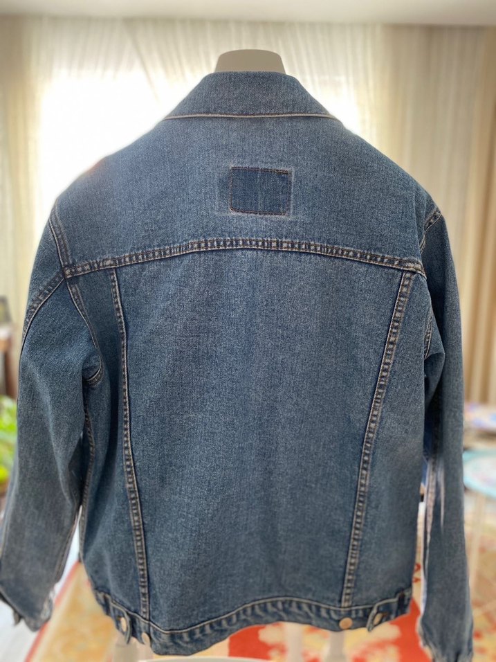 Özel Nakışlı Levi's 501 Denim Ceket - Görsel 5