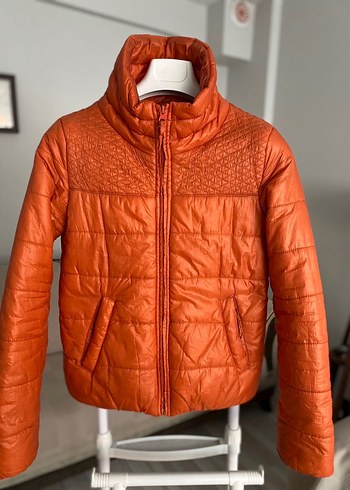 Koton Turuncu Şişme Mont  (36/S Beden) - Görsel 2