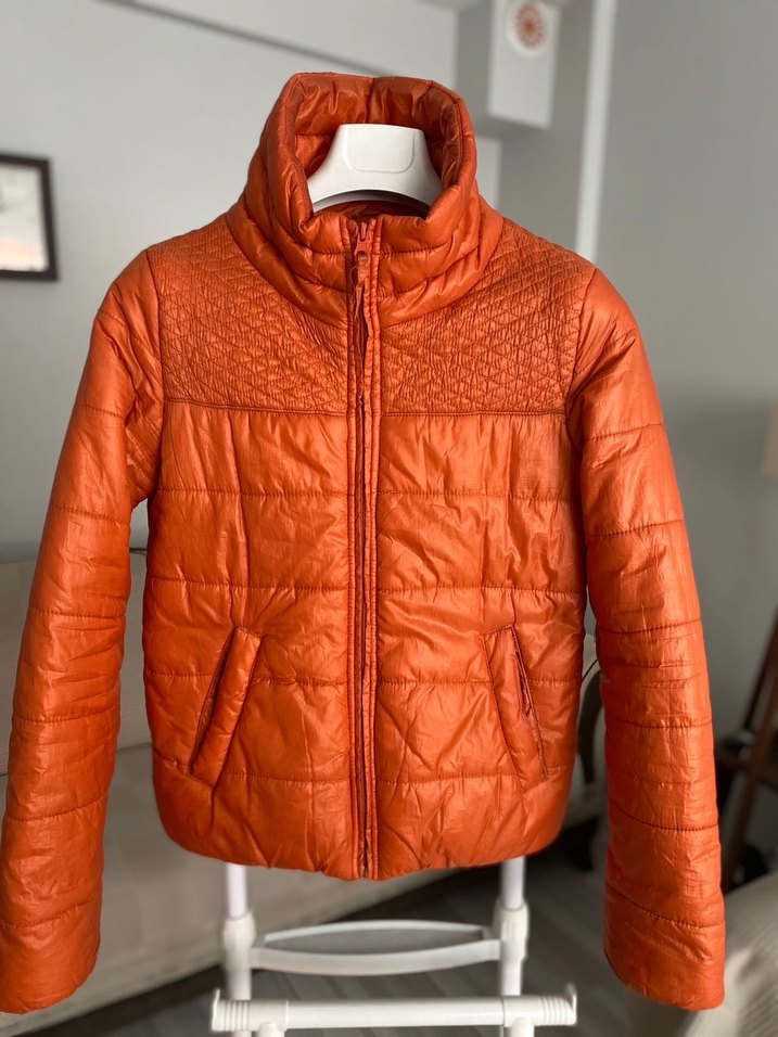 Koton Turuncu Şişme Mont  (36/S Beden) - Görsel 2