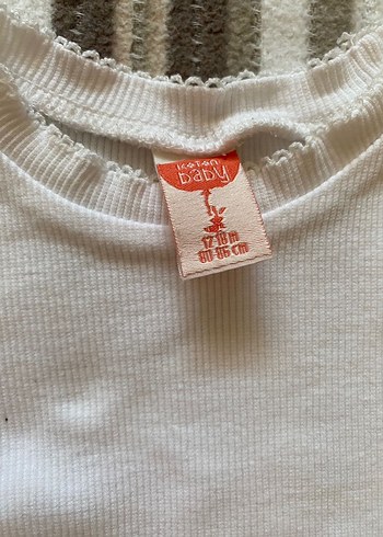 Koton Baby Pamuklu Fitilli Basic Üst - Görsel 8