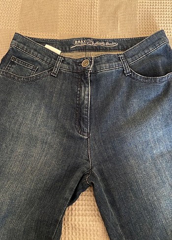 Lacivert kot pantolon - Görsel 6