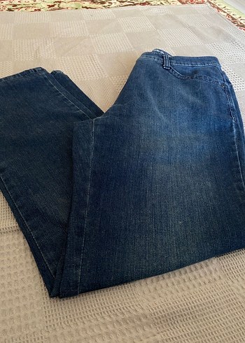 Lacivert kot pantolon - Görsel 2