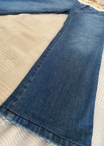 Lacivert kot pantolon - Görsel 7