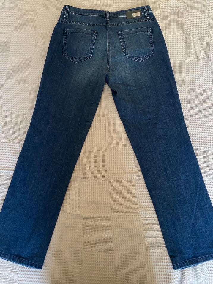 Lacivert kot pantolon - Görsel 4