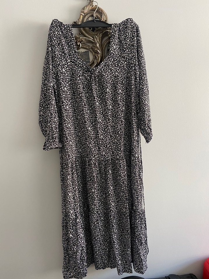 Yazlık midi elbise - Görsel 3