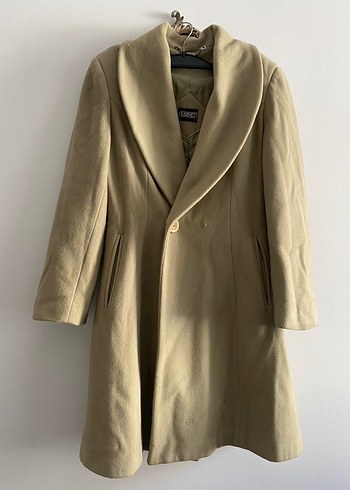 Yeşil renkli midi boy manto - Görsel 2