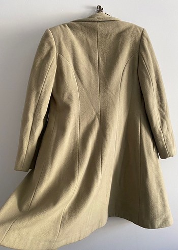 Yeşil renkli midi boy manto - Görsel 6