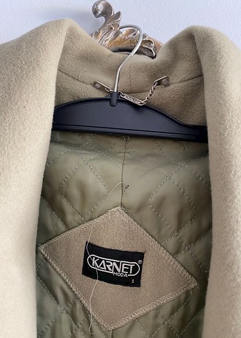 Yeşil renkli midi boy manto - Görsel 8