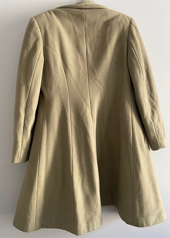 Yeşil renkli midi boy manto - Görsel 5