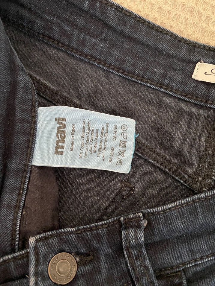 #mavi kot pantolon - Görsel 5