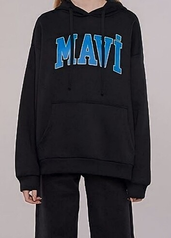 Sweatshirt - mavi 
