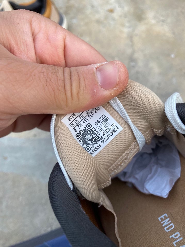 Bej Erkek Spor Ayakkabı Bağcıklı Model - Görsel 5