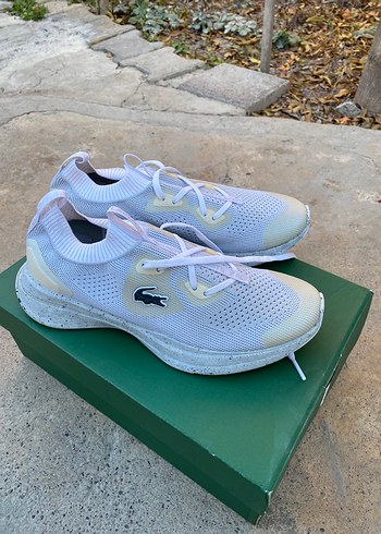 Beyaz Bağcıklı Erkek Spor Ayakkabı - Görsel 2