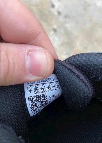 Siyah Beyaz Kadın Spor Ayakkabı - Görsel 3