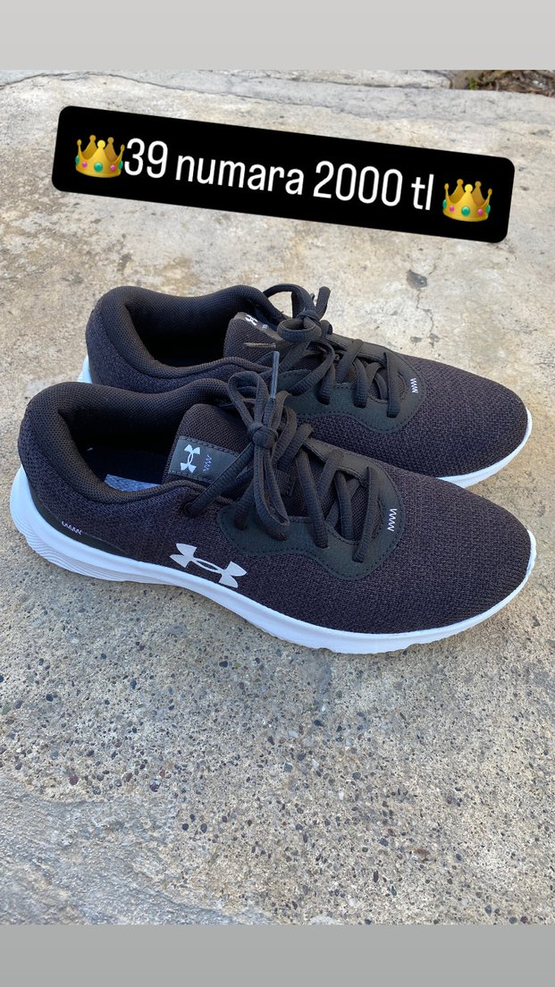Erkek Siyah Spor ve Koşu Ayakkabısı - Görsel 2