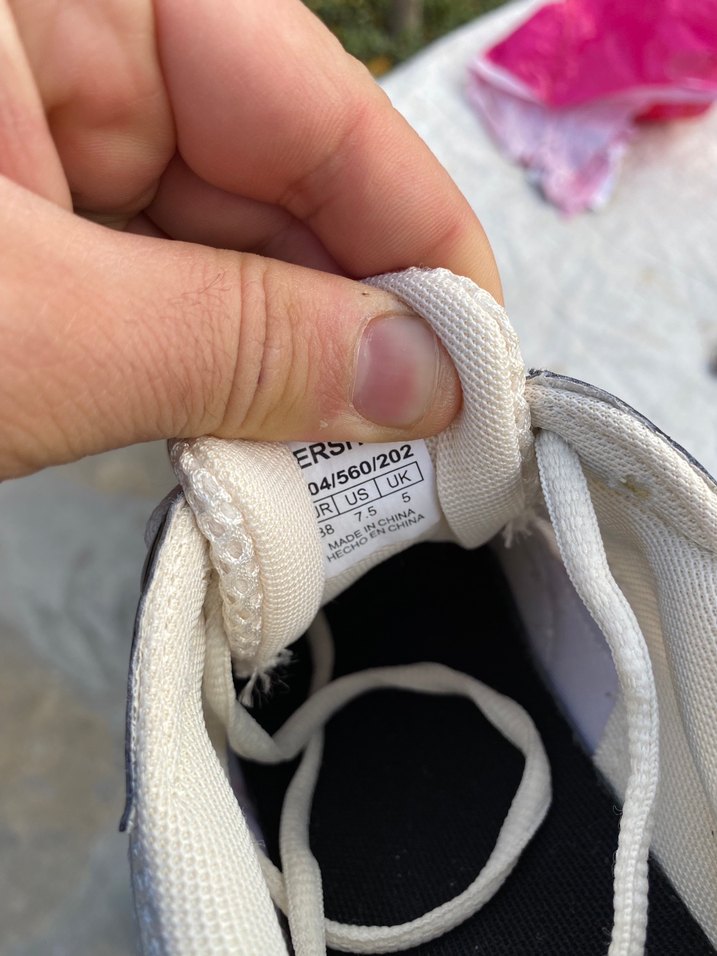 Beyaz Gri Spor Kadın Sneakers - Görsel 5