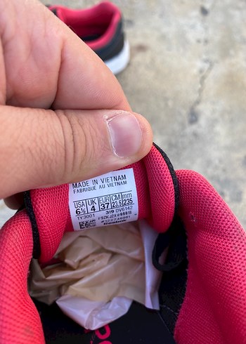 Kırmızı Siyah Spor Kadın Sneakers - Görsel 4