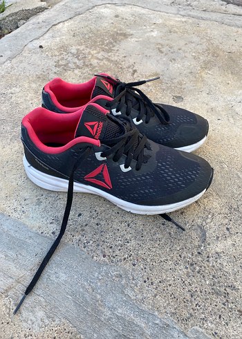 Kırmızı Siyah Spor Kadın Sneakers - Görsel 2