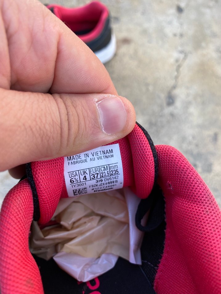 Kırmızı Siyah Spor Kadın Sneakers - Görsel 4