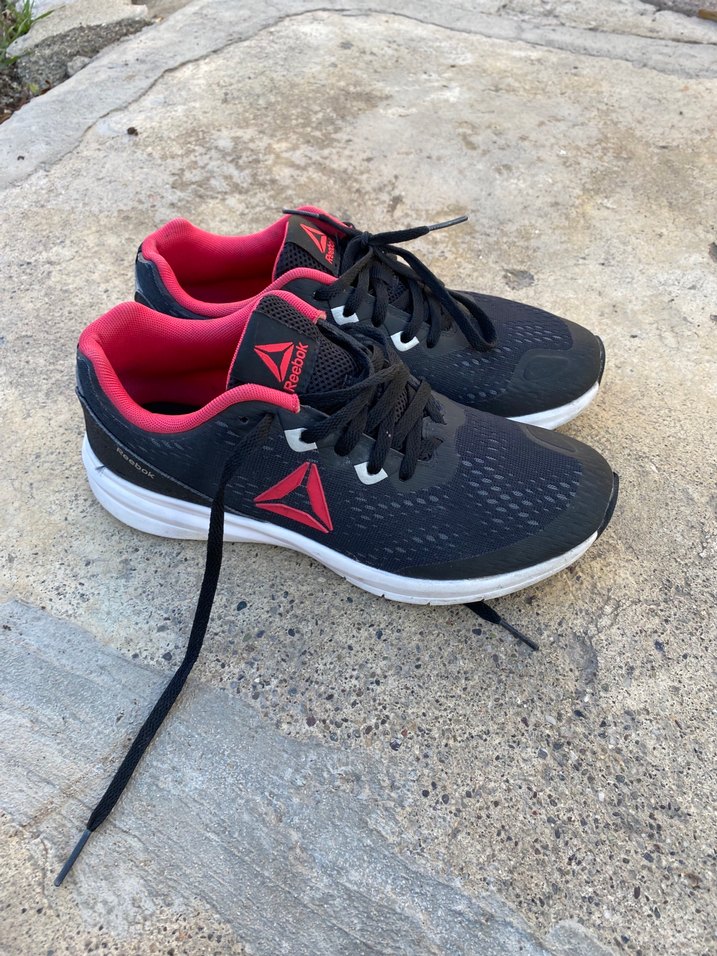 Kırmızı Siyah Spor Kadın Sneakers - Görsel 2