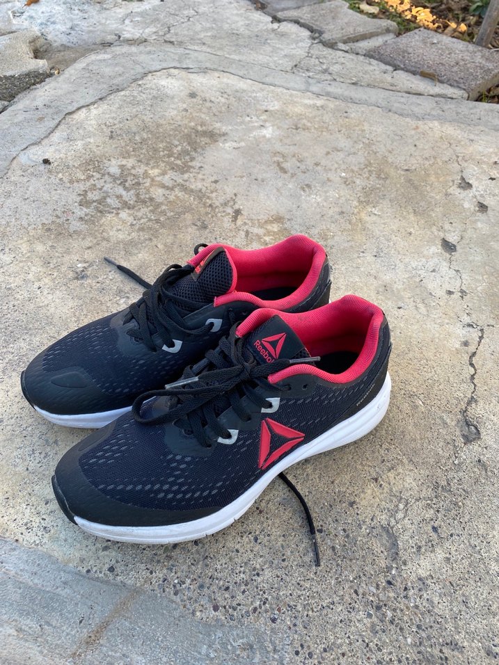 Kırmızı Siyah Spor Kadın Sneakers - Görsel 5