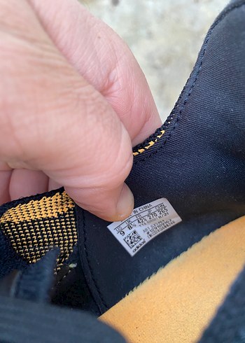 Siyah Turuncu Erkek Spor Ayakkabı Velcro - Görsel 5