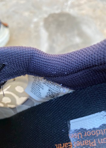 Erkek Gri Beyaz Spor Ayakkabı Velcro Bağcıklı - Görsel 4