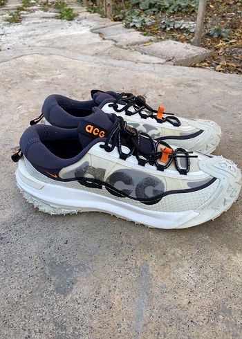 Erkek Gri Beyaz Spor Ayakkabı Velcro Bağcıklı - Görsel 2