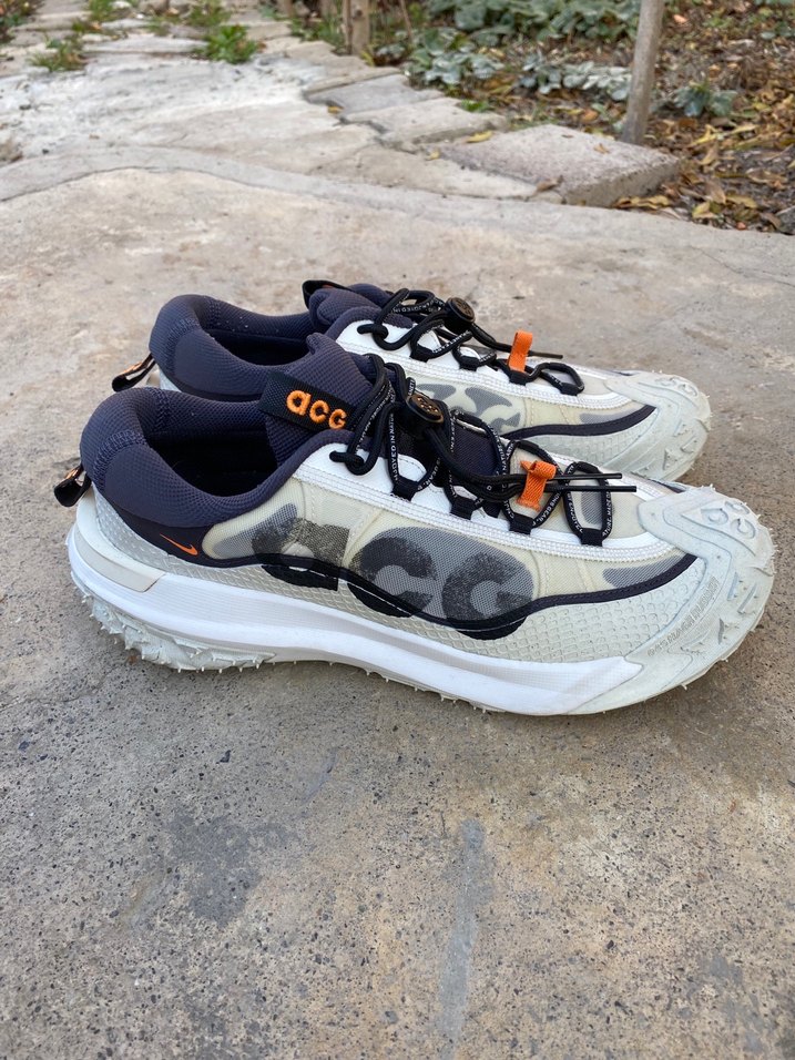 Erkek Gri Beyaz Spor Ayakkabı Velcro Bağcıklı - Görsel 2