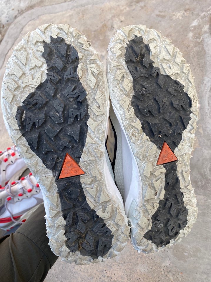 Erkek Gri Beyaz Spor Ayakkabı Velcro Bağcıklı - Görsel 3